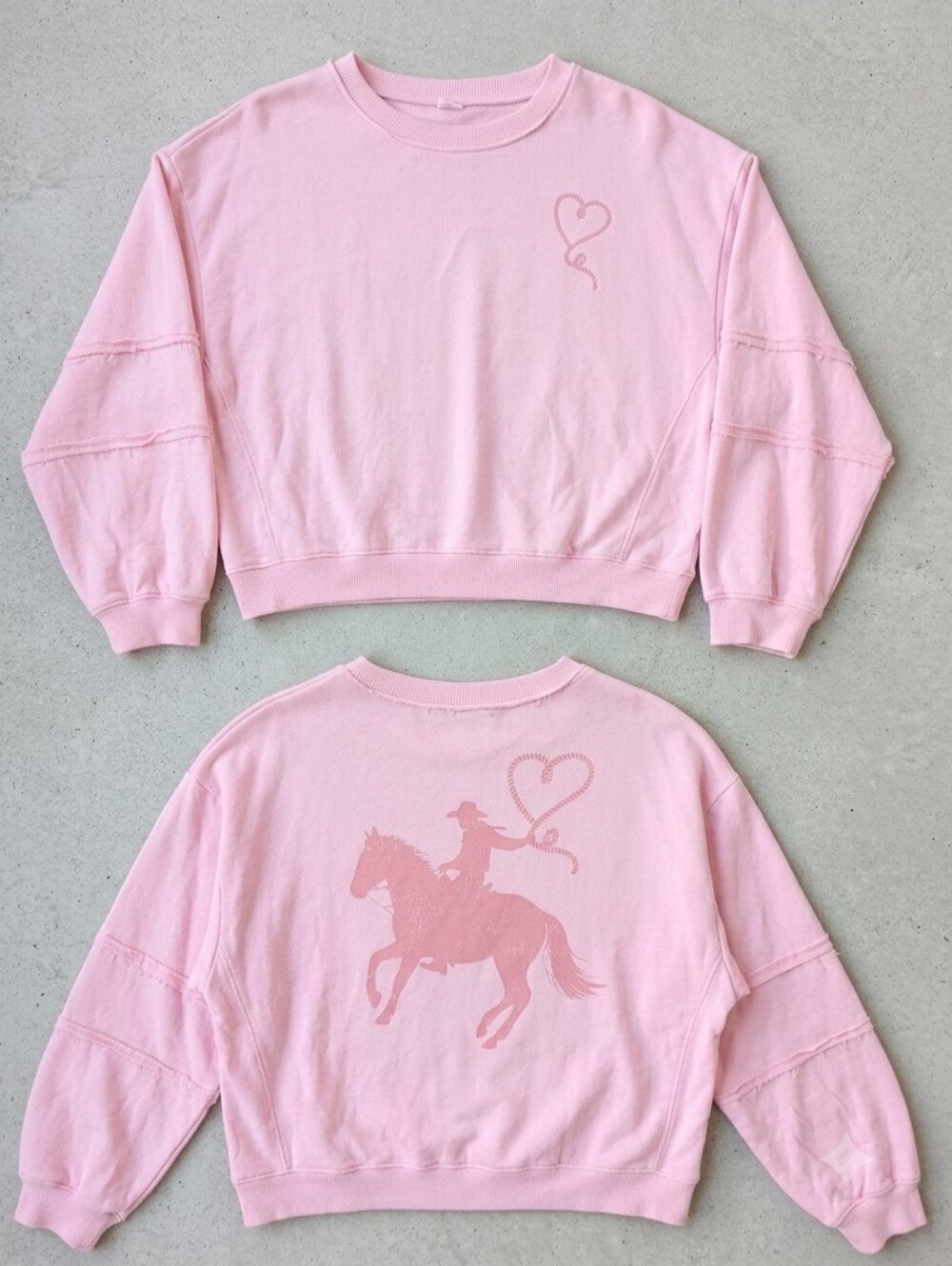 Cowboy Heart Lasso Valentine's Day  Sweatshirt